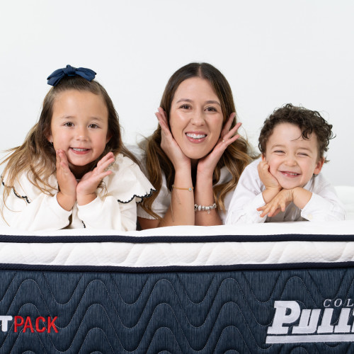 Colchón Softpack + Cama Firenze + Almohada