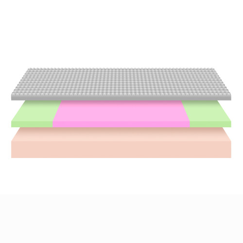 Colchón Foampack + Base Cama + Almohada